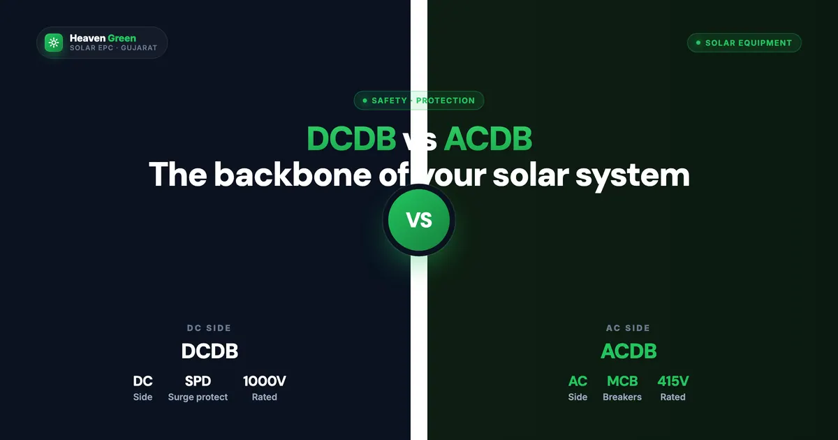 DCDB vs ACDB: Understanding the Backbone of Your Solar System